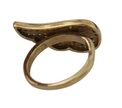 Gold Wing Clear CZ 925 Silver Authentic Women Nialaya