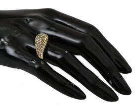 Gold Wing Clear CZ 925 Silver Authentic Women Nialaya