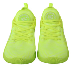 Green CARTER Logo Hi-Top Sneakers Shoes Philipp Plein