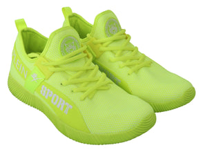 Green CARTER Logo Hi-Top Sneakers Shoes Philipp Plein