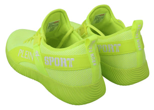 Green CARTER Logo Hi-Top Sneakers Shoes Philipp Plein
