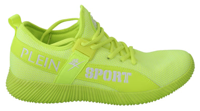 Green CARTER Logo Hi-Top Sneakers Shoes Philipp Plein