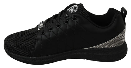 Black Casual Running Sneakers Shoes Philipp Plein