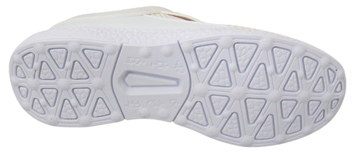 White Pink Polyester Becky Sneakers Shoes Philipp Plein