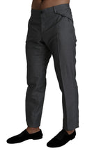 Gray Formal Dress Trouser Slim Fit Pants Dolce & Gabbana