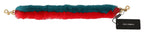 Red Blue Rabbit Fur Leather Shoulder Strap Dolce & Gabbana