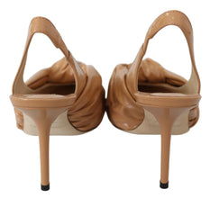 Elegant Pointed Toe Leather Pumps Jimmy Choo