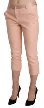 Pink Low Waist Skinny Cropped Capri Pants Ermanno Scervino