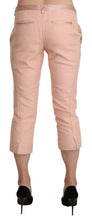 Pink Low Waist Skinny Cropped Capri Pants Ermanno Scervino