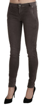 Brown Low Waist Skinny Slim Trouser Cotton Jeans Ermanno Scervino