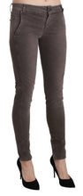 Brown Low Waist Skinny Slim Trouser Cotton Jeans Ermanno Scervino