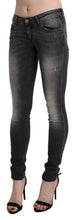 Black Gray Washed Skinny Trouser Cotton Jeans Acht