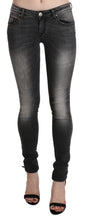 Black Gray Washed Skinny Trouser Cotton Jeans Acht