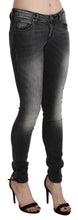 Black Gray Washed Skinny Trouser Cotton Jeans Acht
