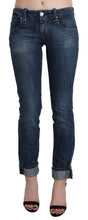 Blue Washed Low Waist Skinny Denim Trouser Acht
