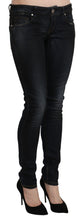 Blue Washed Low Waist Skinny Denim Slim Trouser Acht