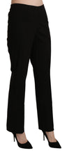 Black High Waist Straight Dress Trouser Pant BENCIVENGA