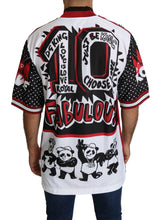White King Panda Top Polyester Mens T-shirt Dolce & Gabbana