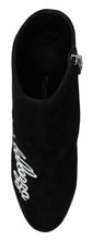 Black Suede L'Amore E'Bellezza Boots Shoes Dolce & Gabbana