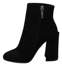 Black Suede L'Amore E'Bellezza Boots Shoes Dolce & Gabbana