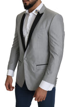 Light Gray Single Breasted SARTORIA Blazer Dolce & Gabbana