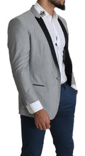 Light Gray Single Breasted SARTORIA Blazer Dolce & Gabbana