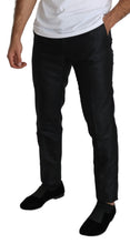 Black Metallic Skinny Trouser Dress Dolce & Gabbana