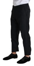 Black Wool Skinny Cropped Trouser Dress Dolce & Gabbana