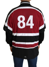 Red Black AMORE Sport Full Zipper Sweater Dolce & Gabbana