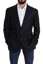 Black Wool Single Breasted NAPOLI Blazer Dolce & Gabbana