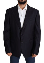 Black Wool Single Breasted NAPOLI Blazer Dolce & Gabbana
