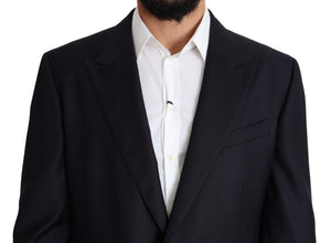 Black Wool Single Breasted NAPOLI Blazer Dolce & Gabbana