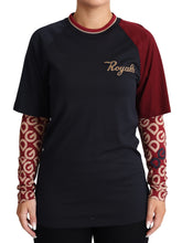 Multicolor Royals Crewneck Pullover Sweater Dolce & Gabbana