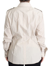 Beige Poplin Safari Fitted Pocket Shirt Top Dolce & Gabbana