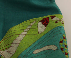 Green Above Knee Mini Dress Lanre Da Silva Ajayi