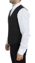 Gray Wool Stretch Dress Blazer Vest Dolce & Gabbana
