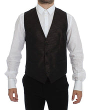 Black Wool Logo Dress Gilet Vest Dolce & Gabbana