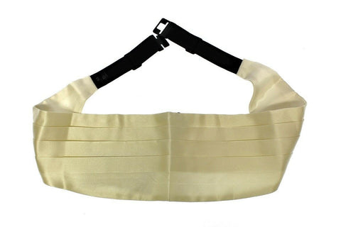 White Waist Silk Cummerbund Belt Dolce & Gabbana