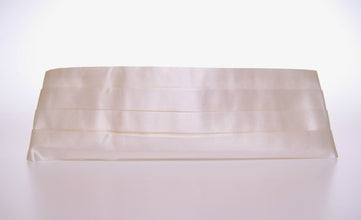 White Waist Tuxedo Smoking Belt Cummerbund Dolce & Gabbana