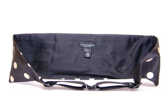 Black Waist Smoking Tuxedo Cummerbund Belt Dolce & Gabbana