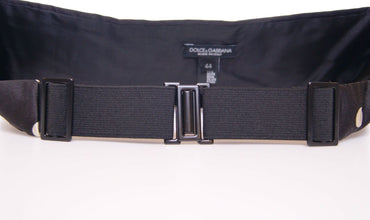 Black Waist Smoking Tuxedo Cummerbund Belt Dolce & Gabbana