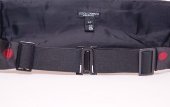 Black Waist Smoking Tuxedo Cummerbund Belt Dolce & Gabbana