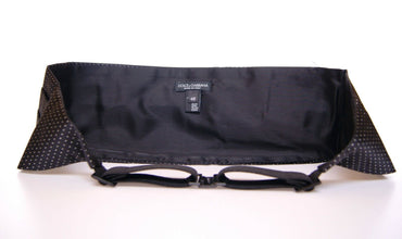 Black Waist Smoking Tuxedo Cummerbund  Belt Dolce & Gabbana