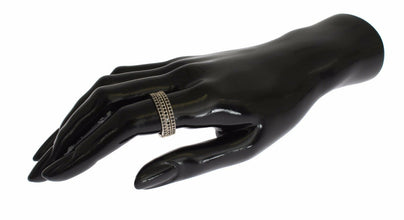 Black CZ 925 Sterling Silver Womens Ring Nialaya