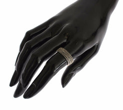 Black CZ 925 Sterling Silver Womens Ring Nialaya
