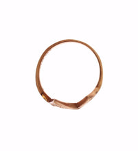 Pink Gold 925 Silver Womens Clear Ring Nialaya