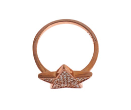 Womens Clear CZ Star 925 Silver Ring Nialaya