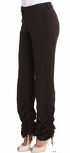 Brown Stretch Casual Trousers Pants Ermanno Scervino