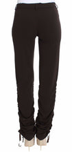 Brown Stretch Casual Trousers Pants Ermanno Scervino