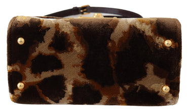 Brown Giraffe Crossbody Purse Borse WELCOME Purse Dolce & Gabbana